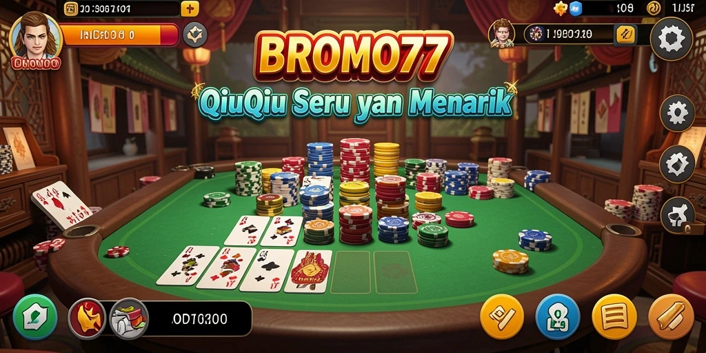 Gameplay QiuQiu yang seru dan menarik di BROMO77.