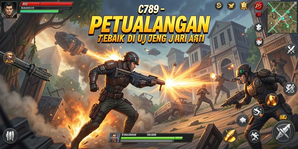 Tampilan gameplay C789 yang seru dan mendebarkan dalam aksi.