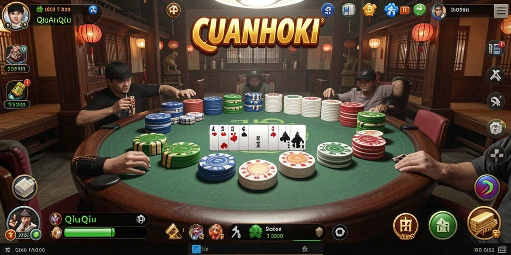 Screenshot gameplay menarik dari CUANHOKI QiuQiu.