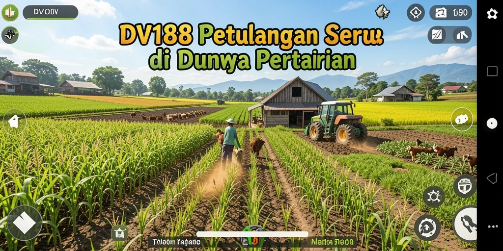 Gameplay seru dan menantang di dunia pertanian.