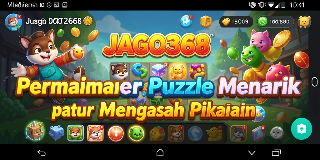 Tampak gameplay <strong>JAGO368</strong> yang penuh warna dan menantang.