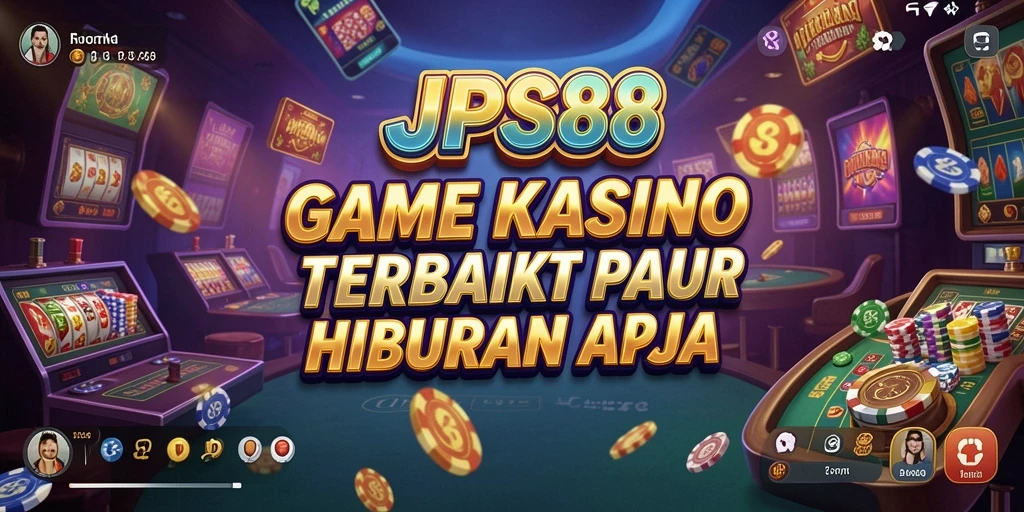 Tangkapan layar gameplay JPS88 menunjukkan suasana Kasino yang mengasyikkan.