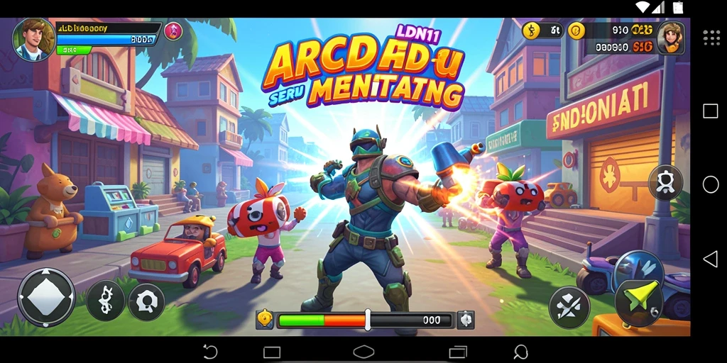 Tampilan gameplay LDN11 yang penuh aksi dan tantangan.
