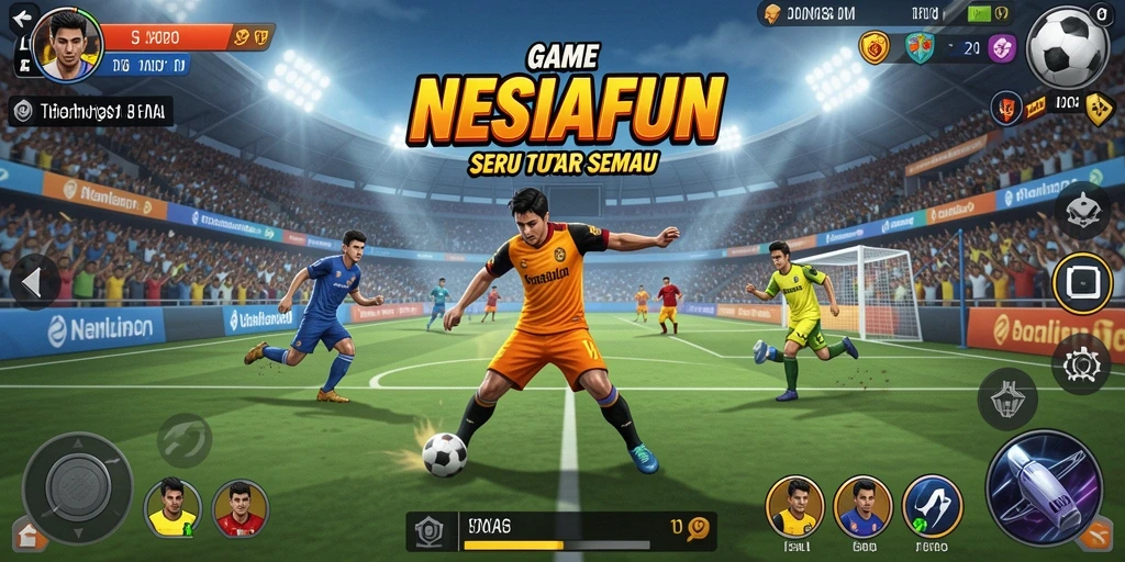 Tampilan gameplay NESIAFUN yang menarik dan seru.