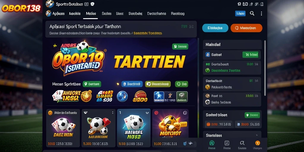 Screenshot OBOR138 menampilkan antarmuka taruhan olahraga yang menarik.