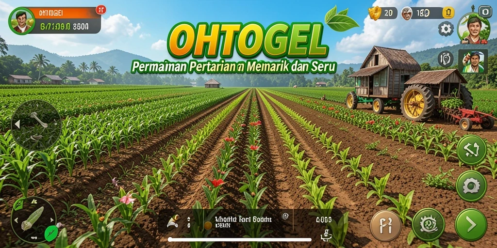Tangkapan layar OHTOGEL menampilkan suasana pertanian yang ceria.
