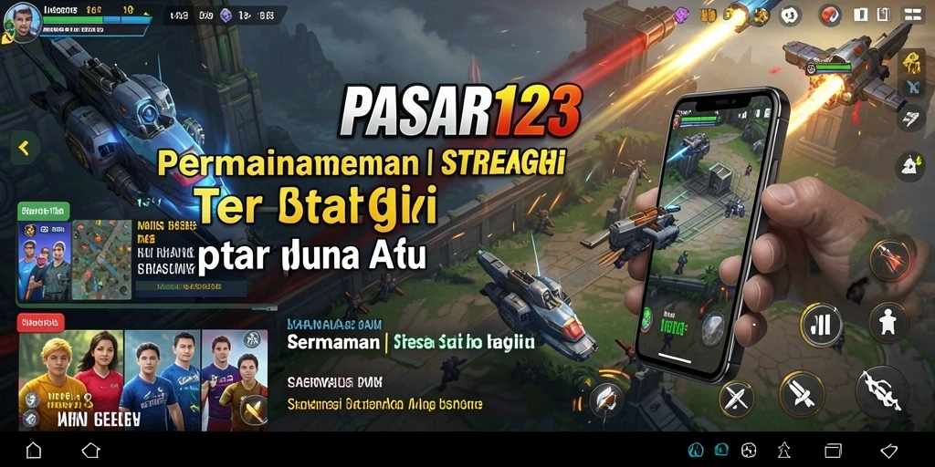 Tampilan gameplay PASAR123 yang menarik dan strategis.