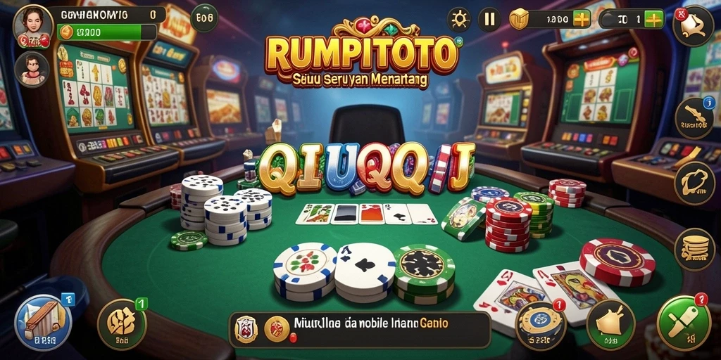 Tampilan gameplay QiuQiu di RUMPITOTO yang mendebarkan.
