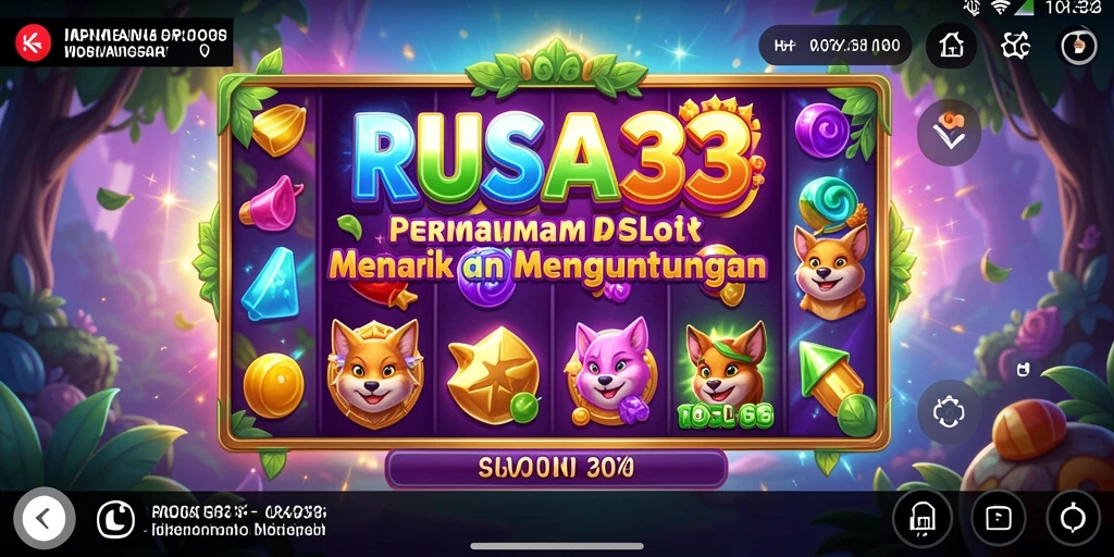 Tampilan permainan Slot RUSA33 yang menarik dan penuh warna.
