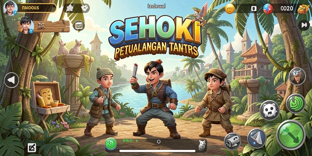 Tampilan gameplay SEHOKI yang memukau dalam petualangan seru.