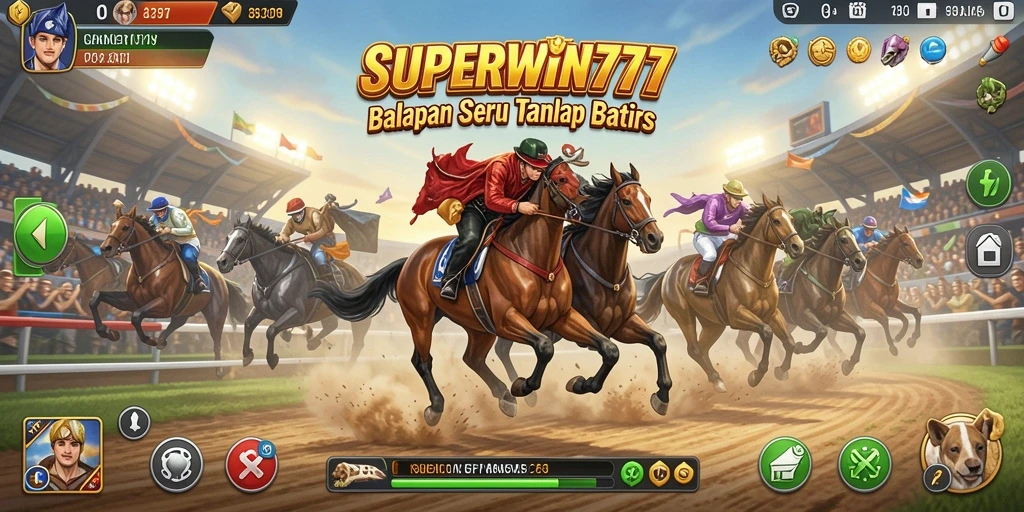 Gameplay balap yang mendebarkan di SUPERWIN777.