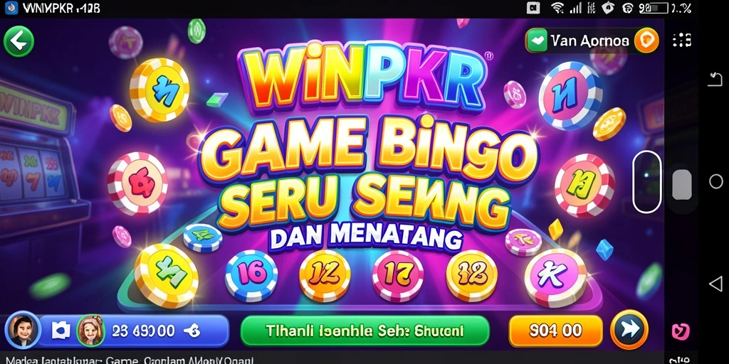 Screenshot gameplay WINPKR yang menarik dan penuh aksi Bingo.